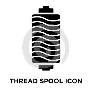 Thread spool iconÃÂ  vector isolated on white background, logo co photo